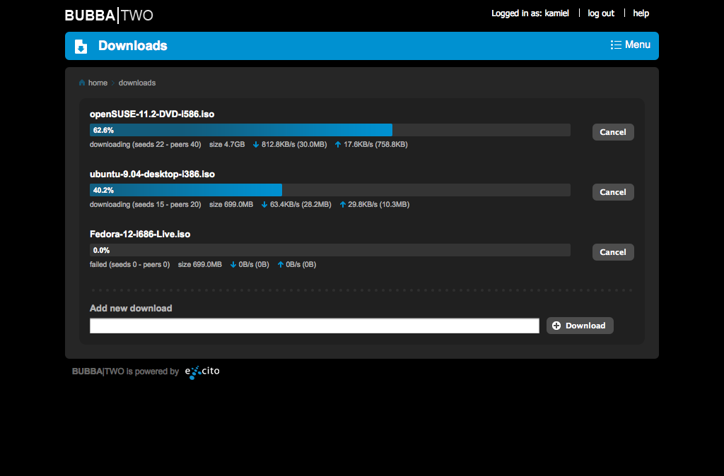 Bubba download manager